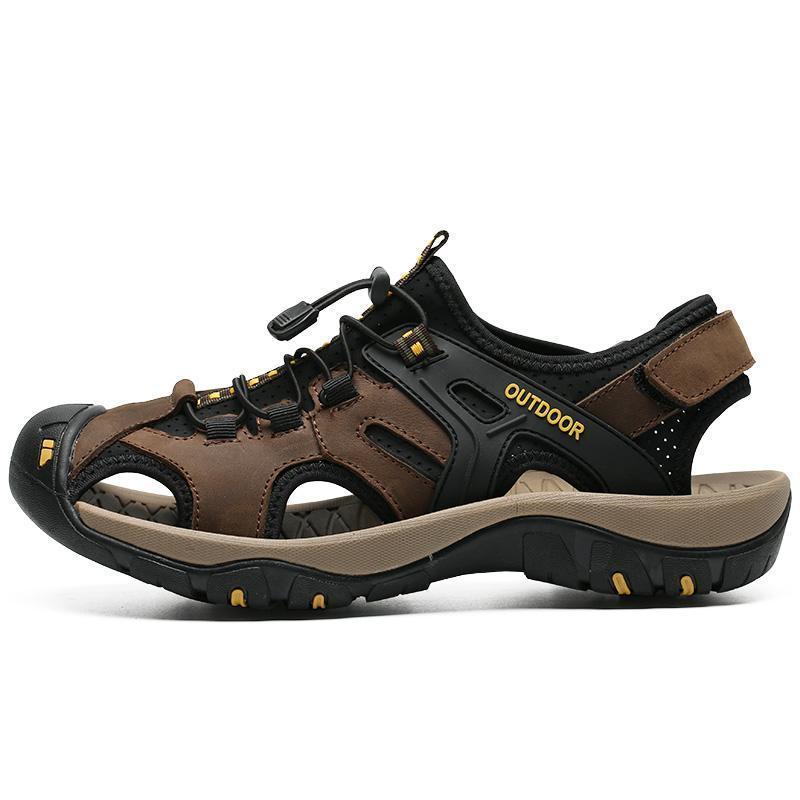 Men High Quality Leather Sandals