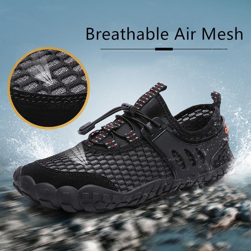 Men's Summer Breathable Mesh Fabrics Quick Drying Water Fitness Sneakers