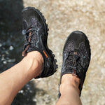 Men's outdoor hiking shoes mesh shoes breathable casual light