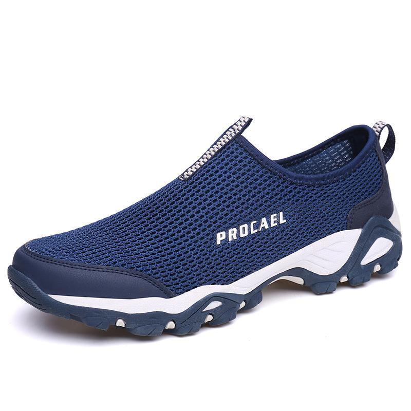 Men's Breathbale Mesh Outdoor Slip Resistant Sneakers