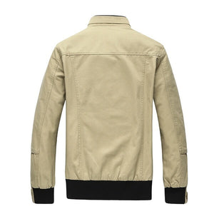 Men's Casual Jacket Army Military Windbreaker Jacket Coats Overcoat
