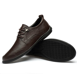 Men’s Genuine Leather Casual Shoes Oxford Business Dress Shoes