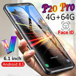 Smartphone Android 8.1 4GB+64GB 6.1 Inch MTK6580 Octa Core Mobile Phone Dual SIM Cards Dual Camera Bluetooth GSM/WCDMA Smart Phones