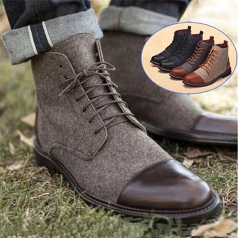 Men's Jack Boot in Grey/Brown