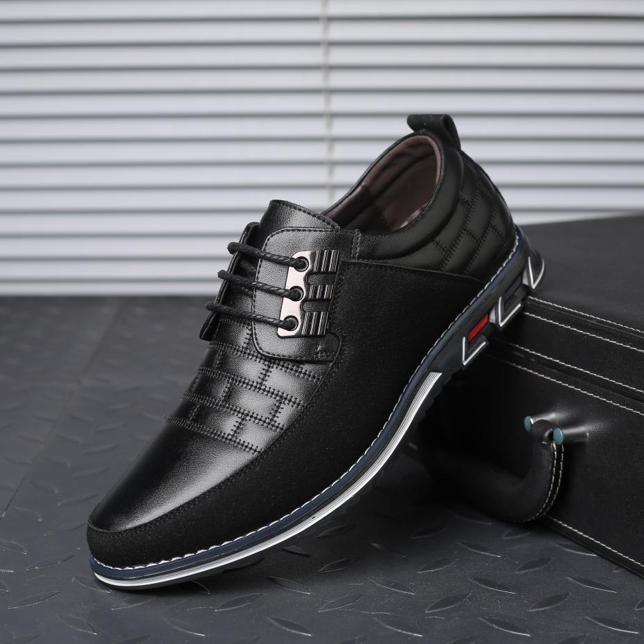 Shoes - Big Size Men's Oxfords Leather Shoes