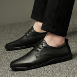 Men’s Genuine Leather Casual Shoes Oxford Business Dress Shoes